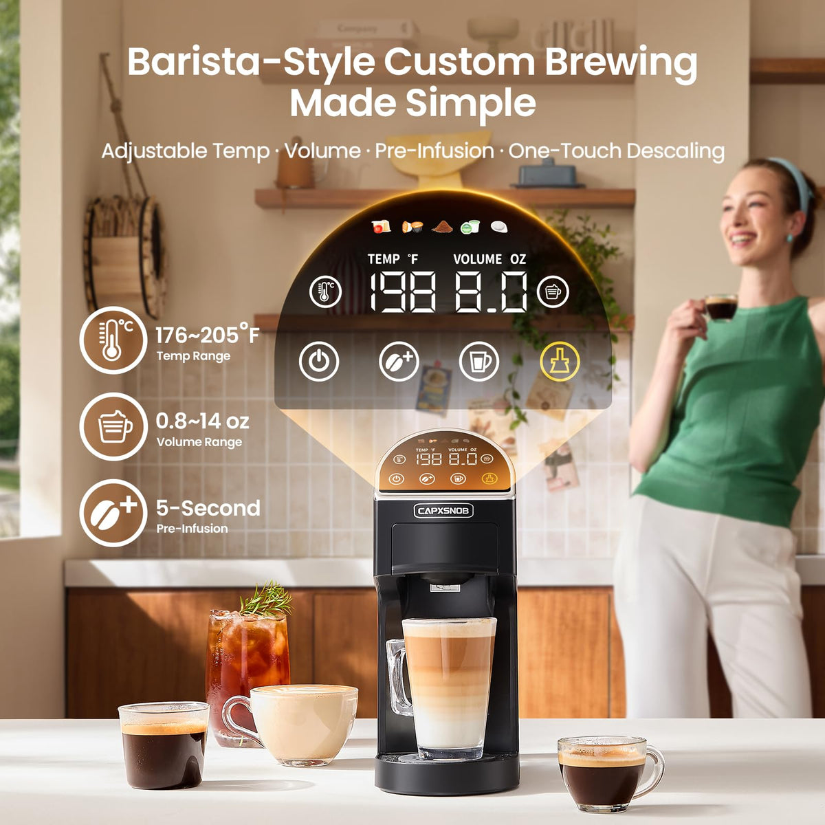 5-in-1 Coffee Maker & Machine Q46838