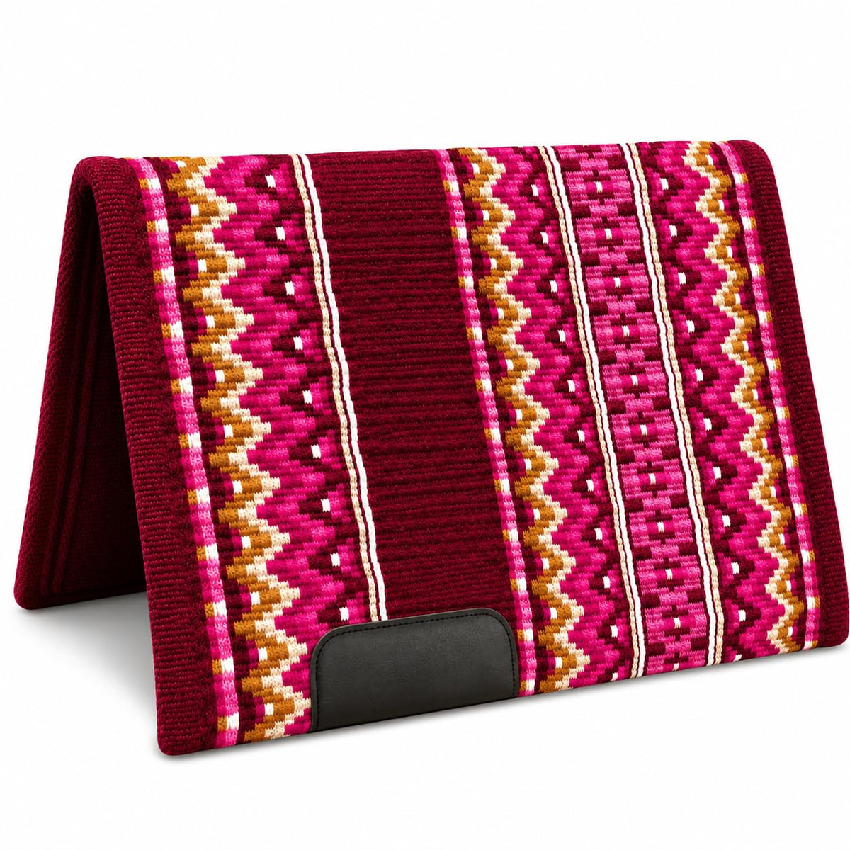 Burgundy Pink Tribal Horse Saddle Pad Y3350