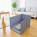 Extra Large Open Top High Sided Cat Litter Box Enclosure H3994