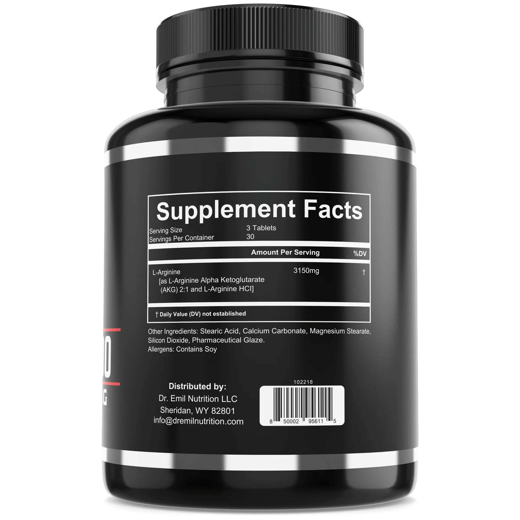 L-Arginine 3000, 90 Tablets H62437