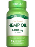 Hemp Oil Softgels 1400mg 60 Count I283387