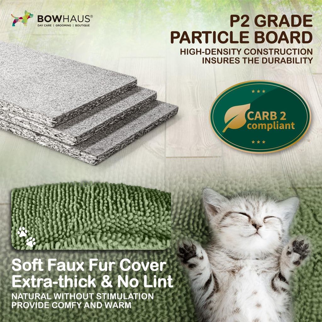 70-Inch Multi-Level Cat Tree with Plush Perch M609