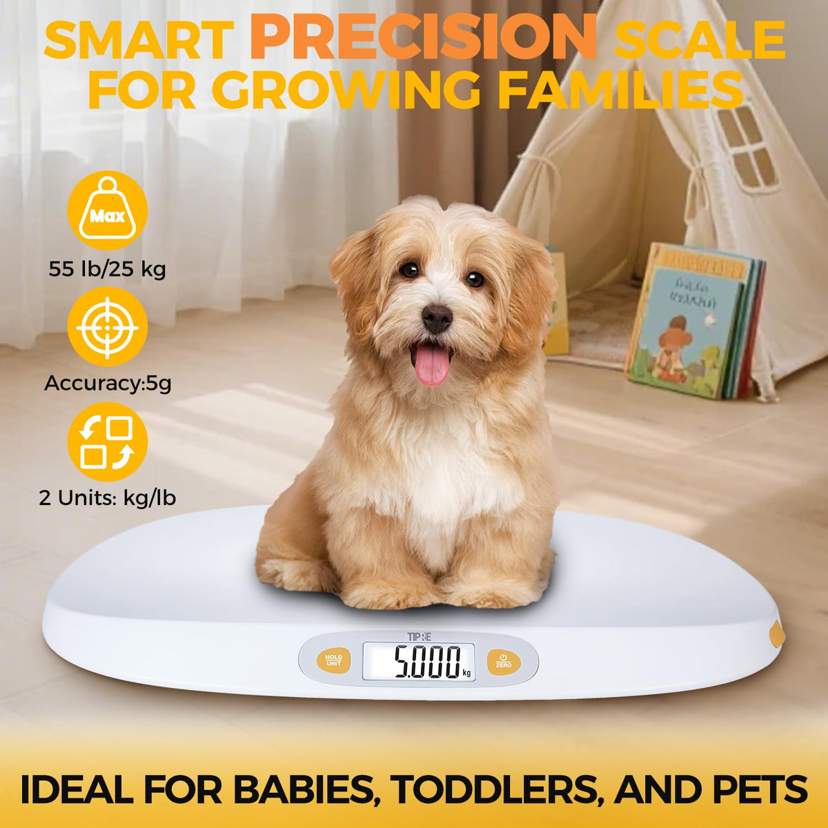 Digital Baby Scale with Height Measuring Tape W715786