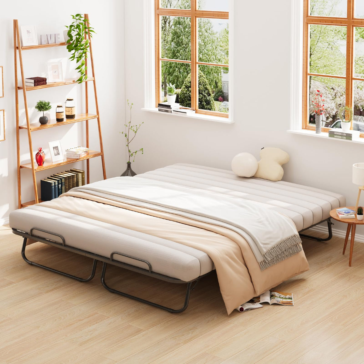 Queen Size Folding Bed with Memory Mattress L399325