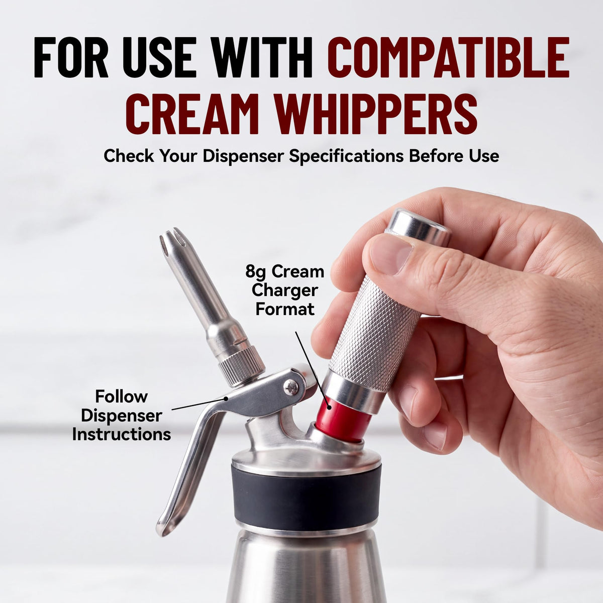 8g 10-Pack Whipped Cream Chargers R402116