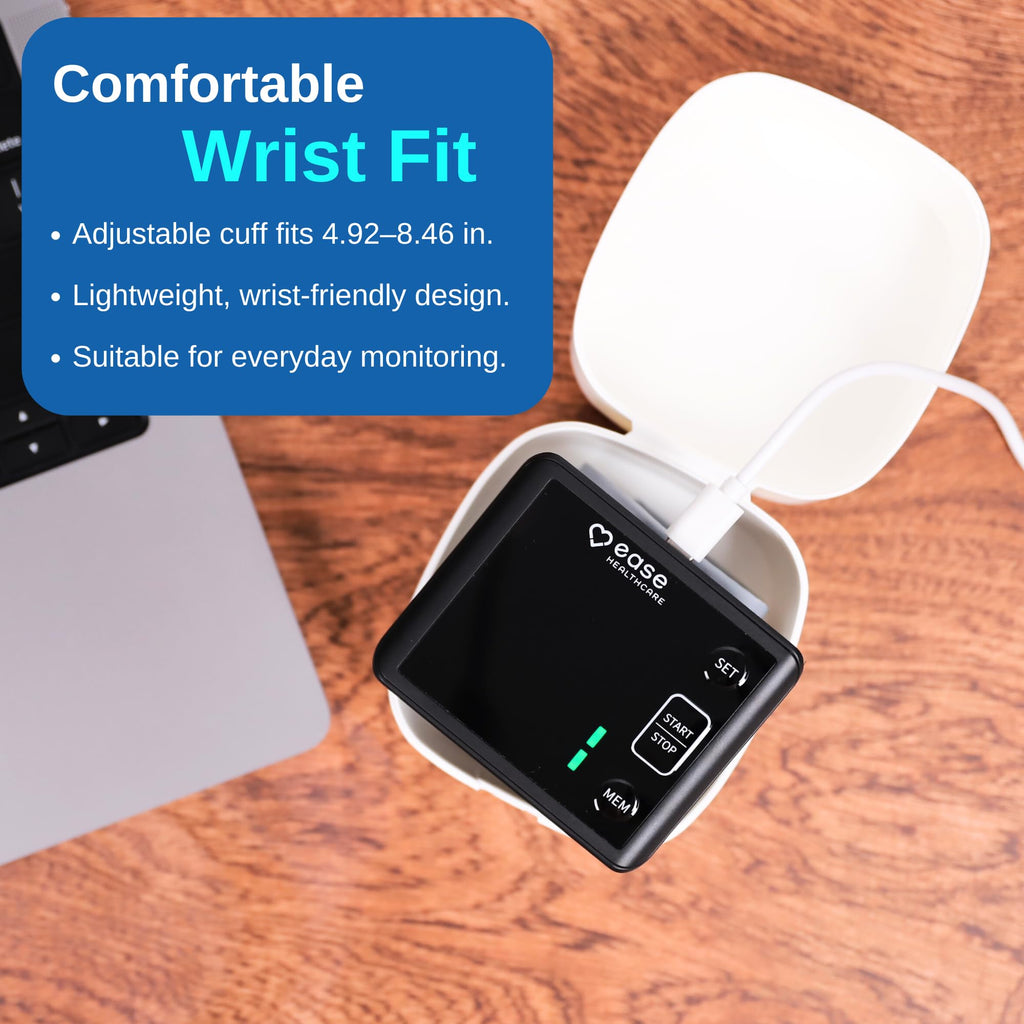 Rechargeable Wrist Blood Pressure Monitor with LED Display S911016