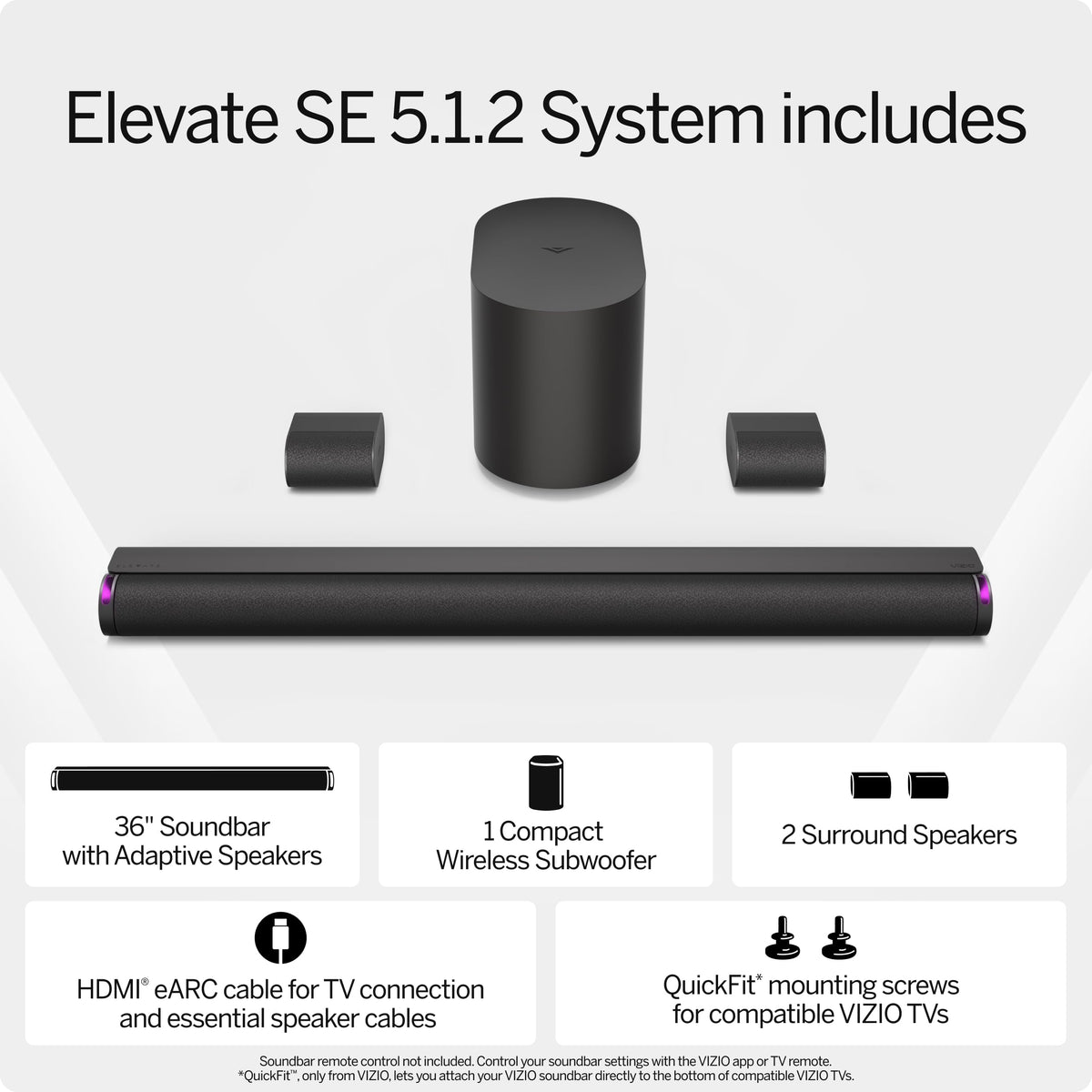 5.1.2 Soundbar with Wireless Subwoofer and Dolby Atmos Z7703