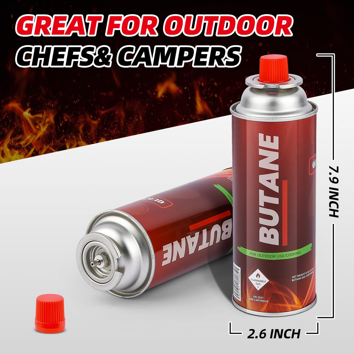 Butane Fuel Cylinders 28 Pack R847