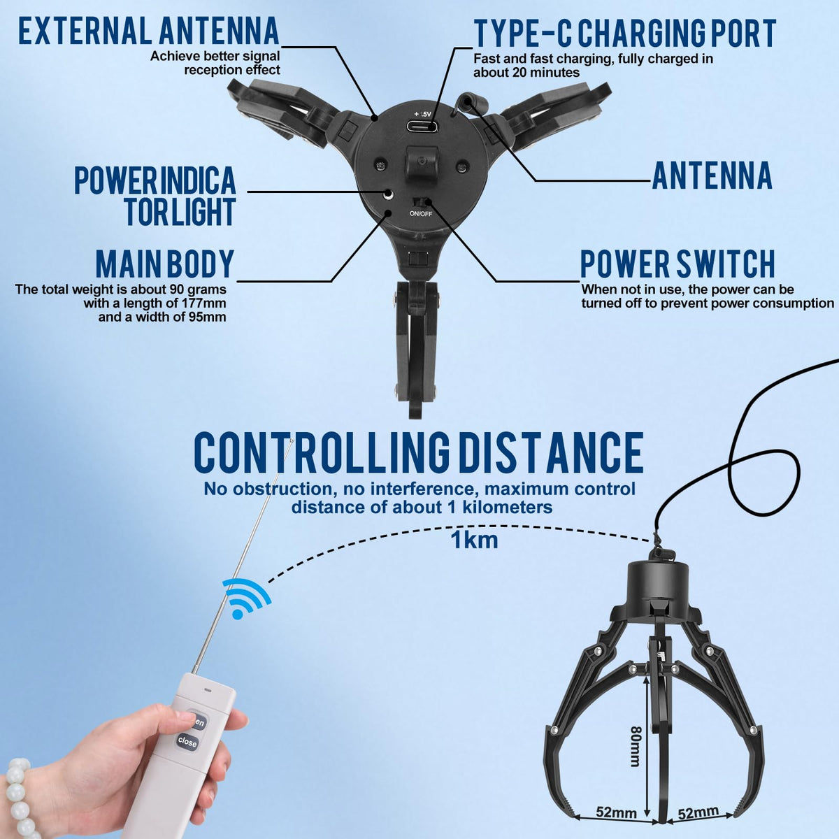 Drone Airdrop System Payload Carrier W305387