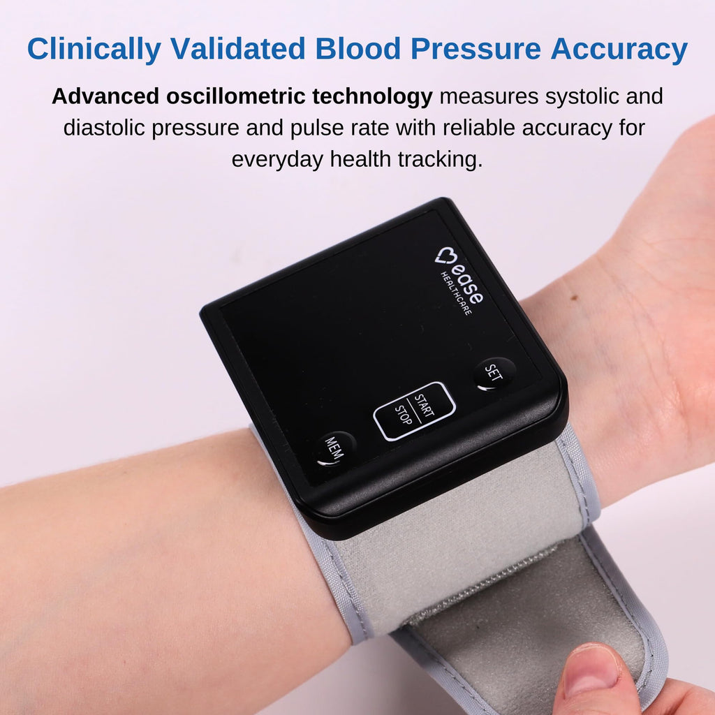 Rechargeable Wrist Blood Pressure Monitor with LED Display S911016