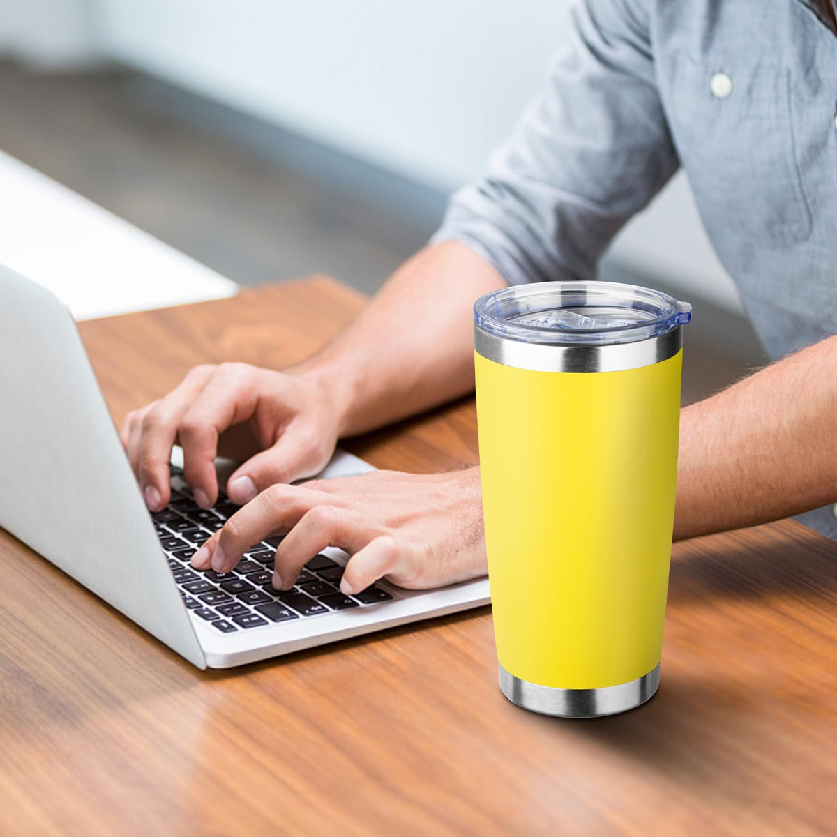 20oz Stainless Steel Vacuum Insulated Tumbler with Straw Q187845