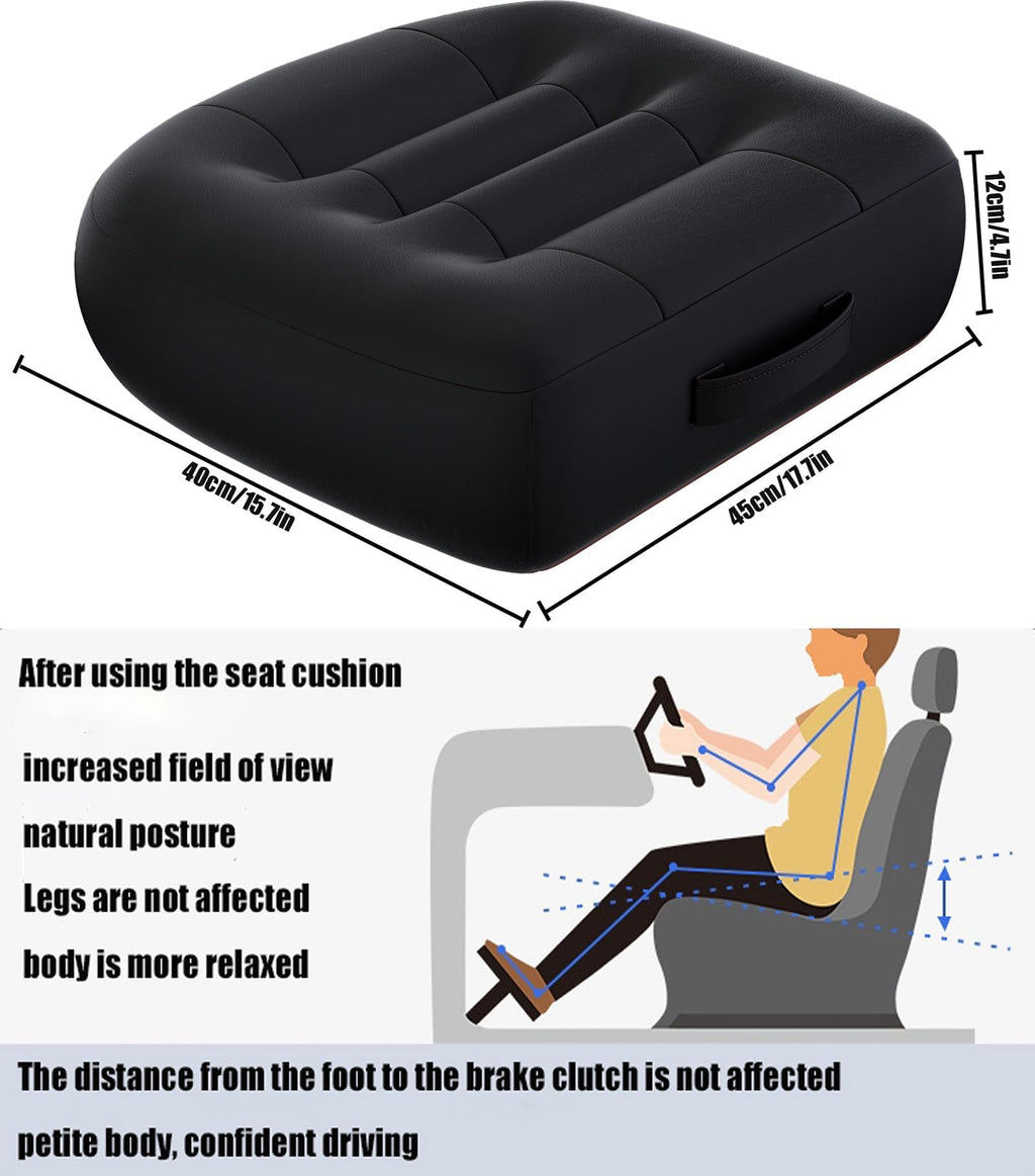 Black Inflatable Booster Seat Cushion W744