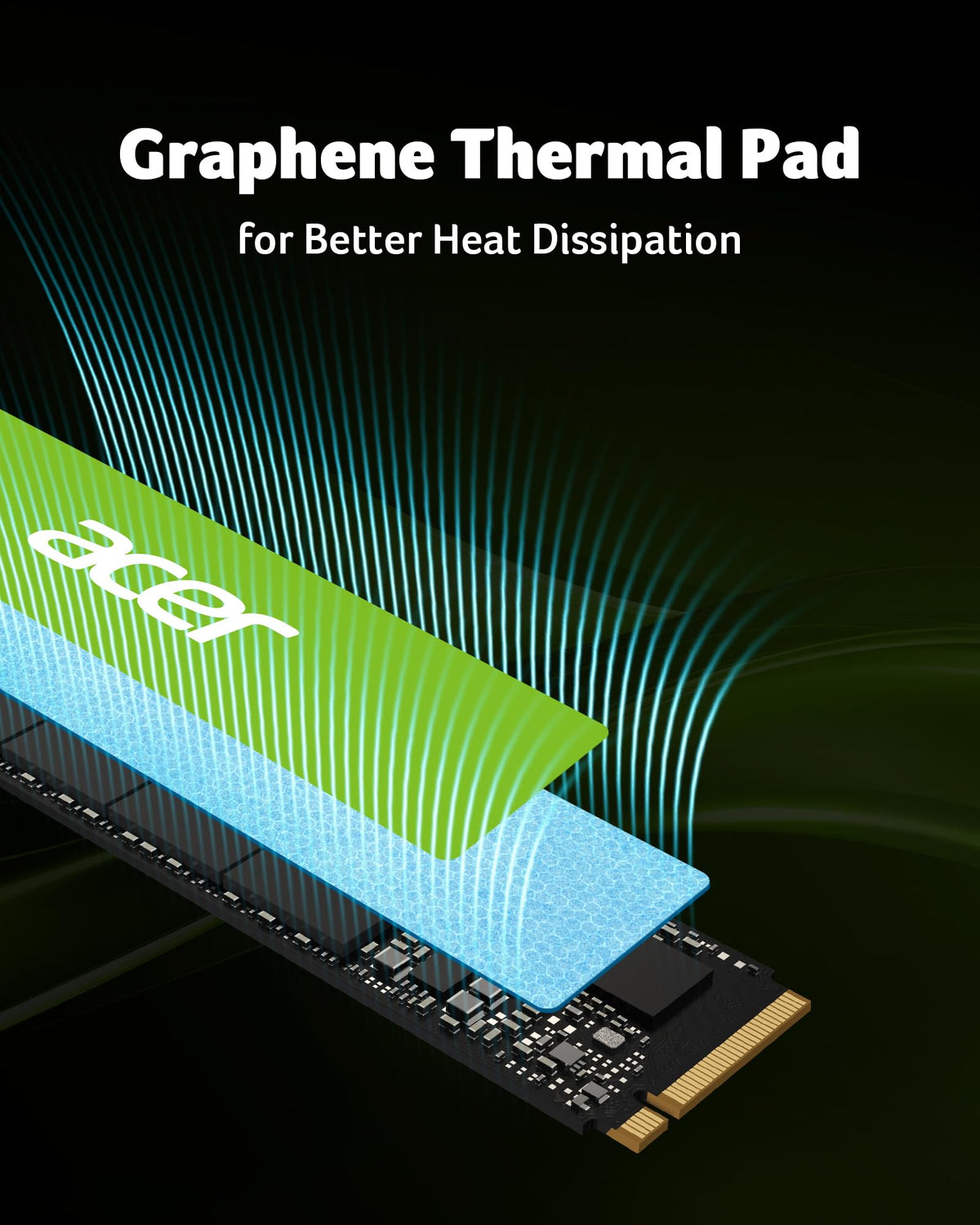 NVMe Gen4 SSD 4TB PCIe 4.0 M.2 2280 Internal Solid State Drive C4461