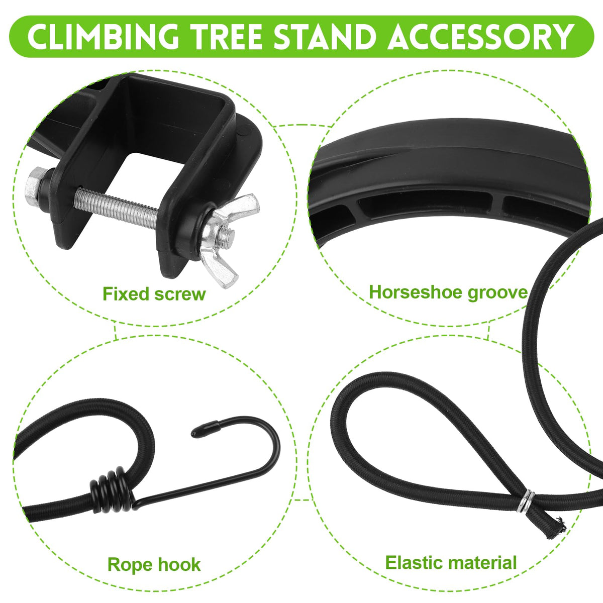 Climbing Tree Stand Accessories with Elastic Rope T810779