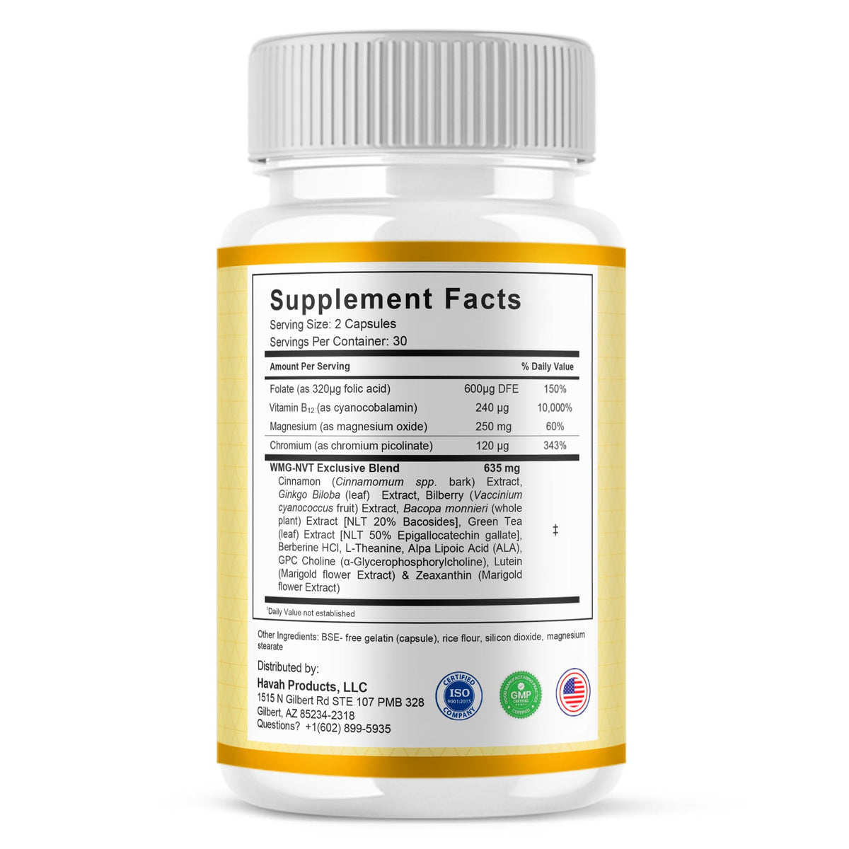 5 Pack 300 Capsules Blood Support C32472