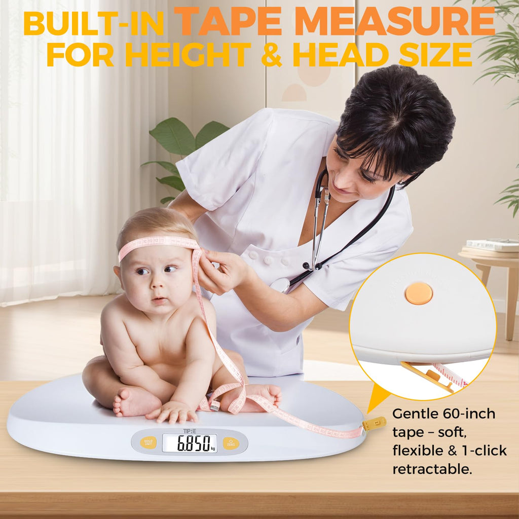Digital Baby Scale with Height Measuring Tape W715786