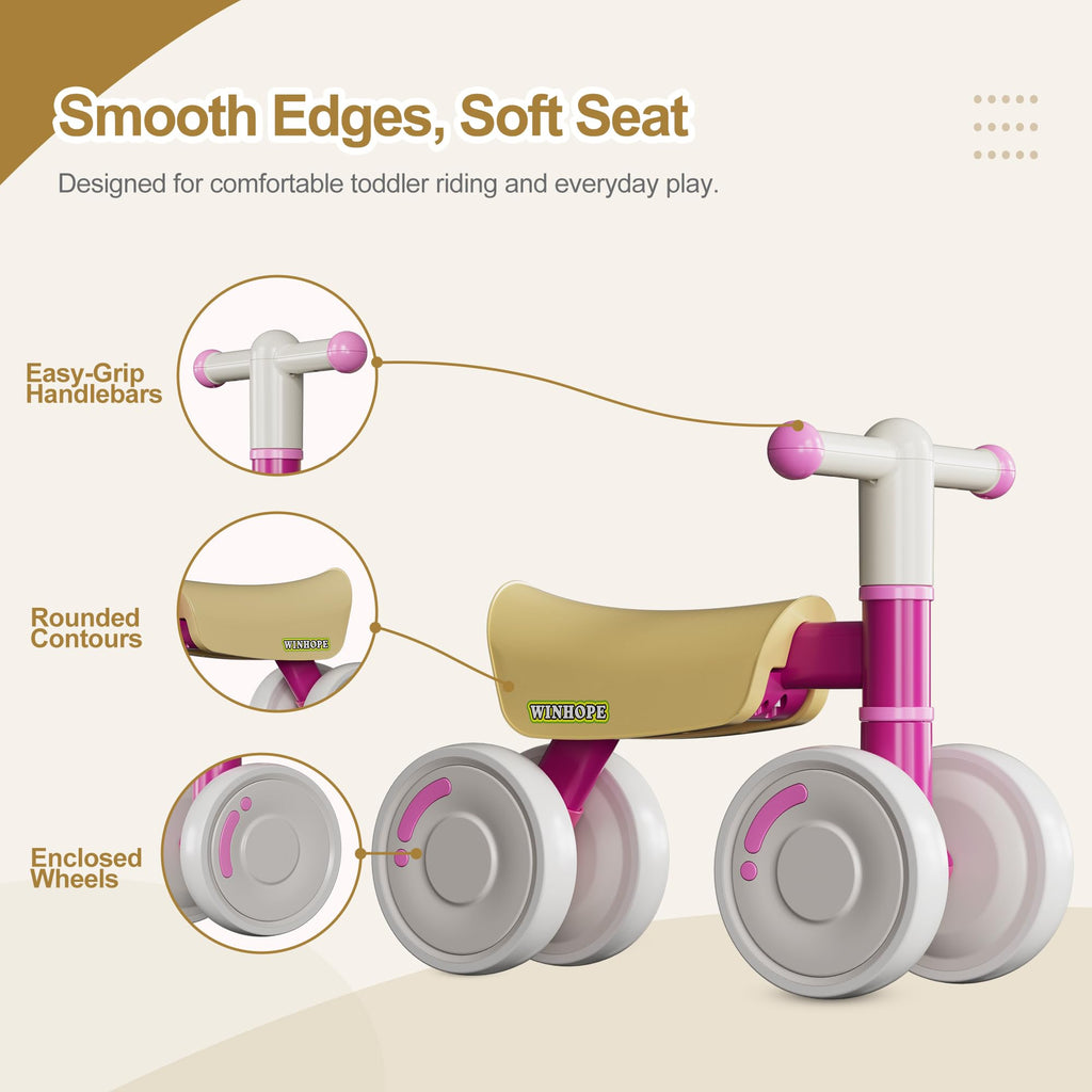 Baby Balance Bike 4-Wheel C422