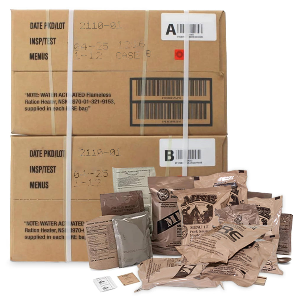 MRE Meals Ready to Eat 12 Pack M723