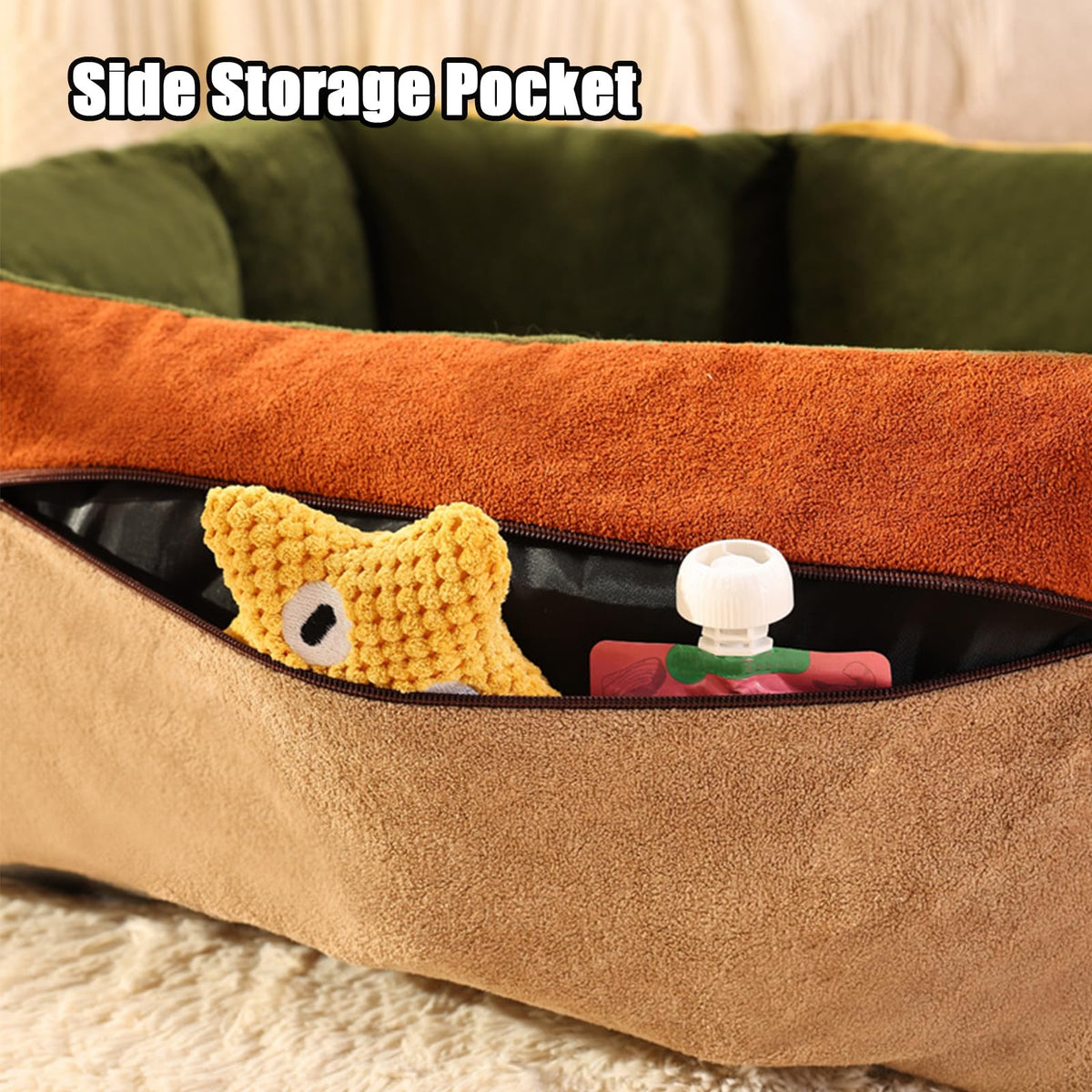 2-in-1 Dog Car Seat for Small Dogs F708597