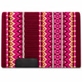 Burgundy Pink Tribal Horse Saddle Pad Y3350