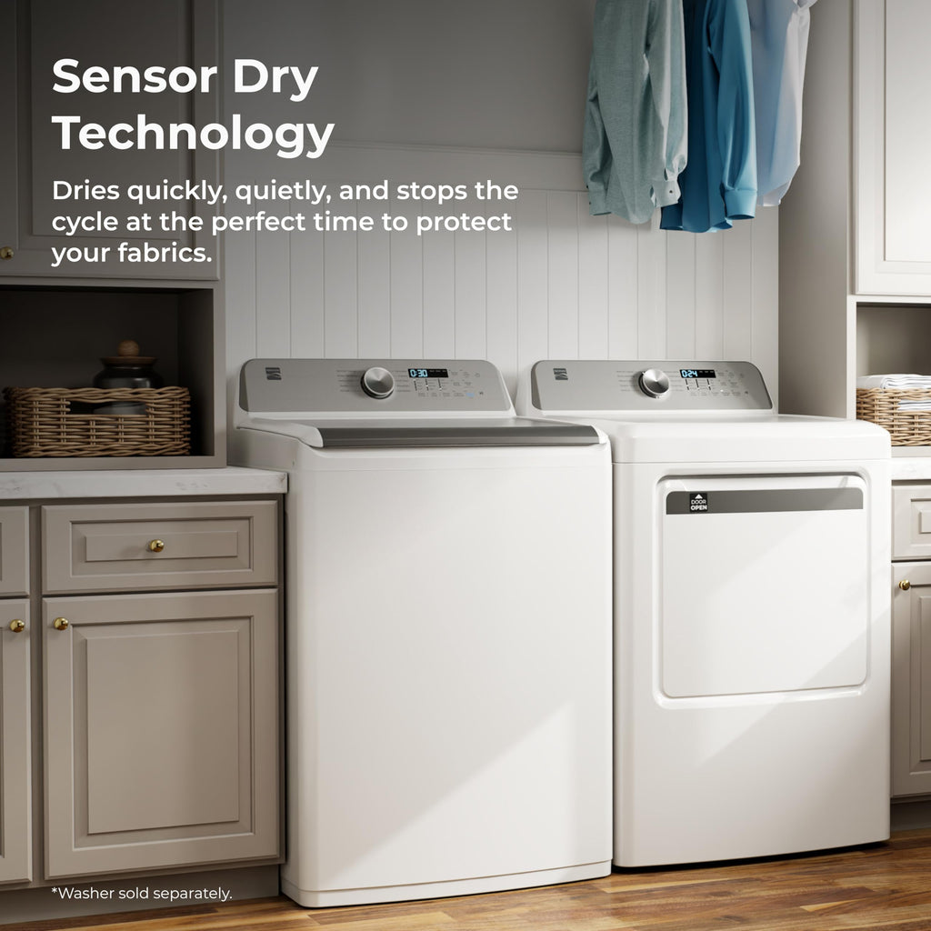 7.0 cu. ft. Front Load Electric Dryer - White R811961