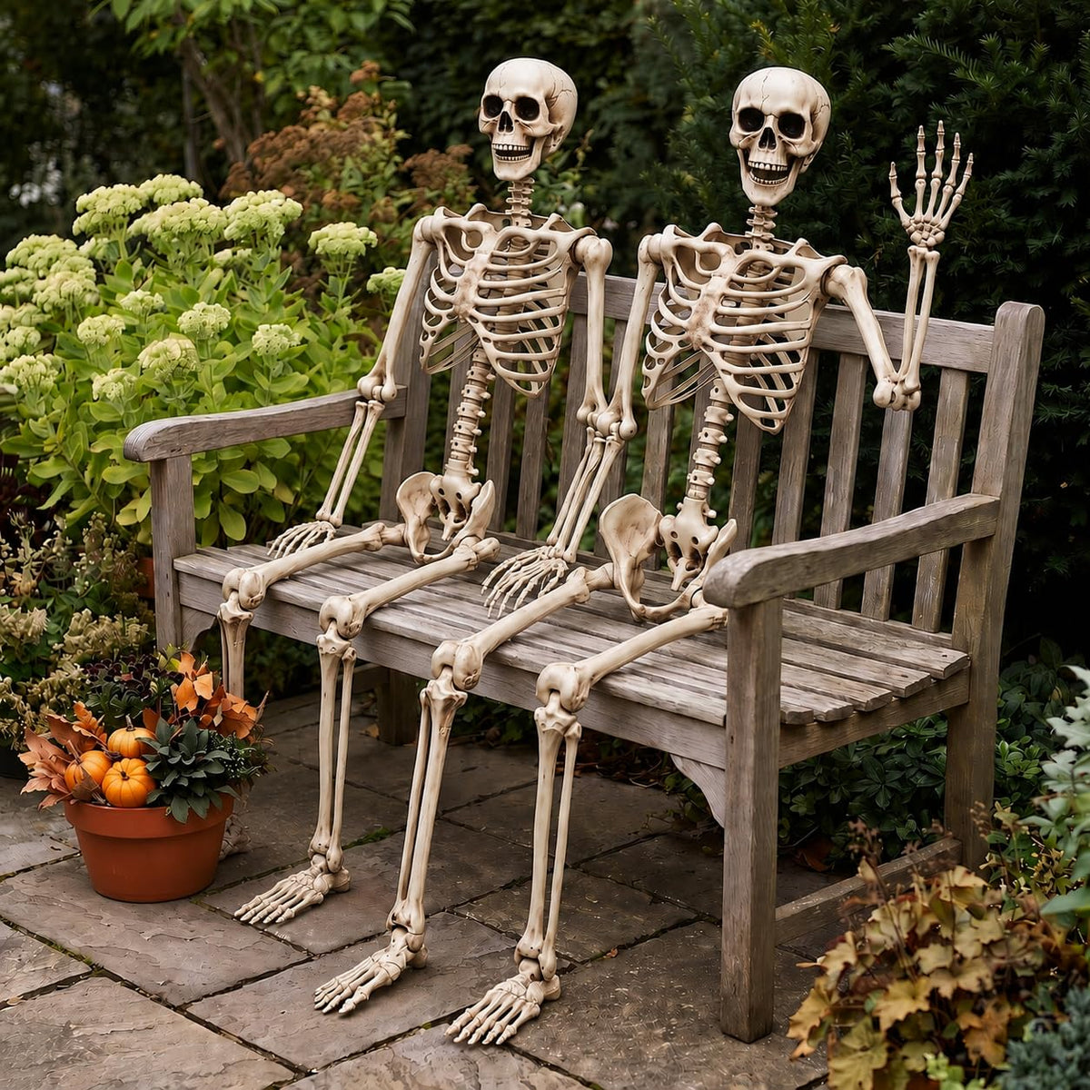5.4 Ft Life Size Posable Skeleton X129663