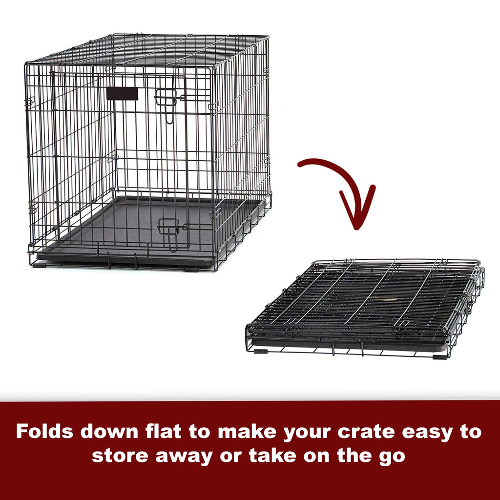 36-Inch Double Door Dog Crate T6749