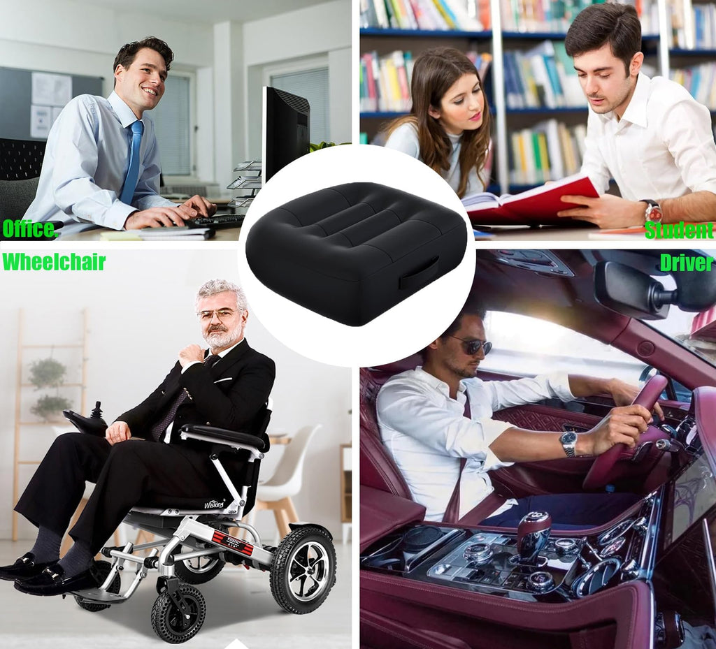 Black Inflatable Booster Seat Cushion W744