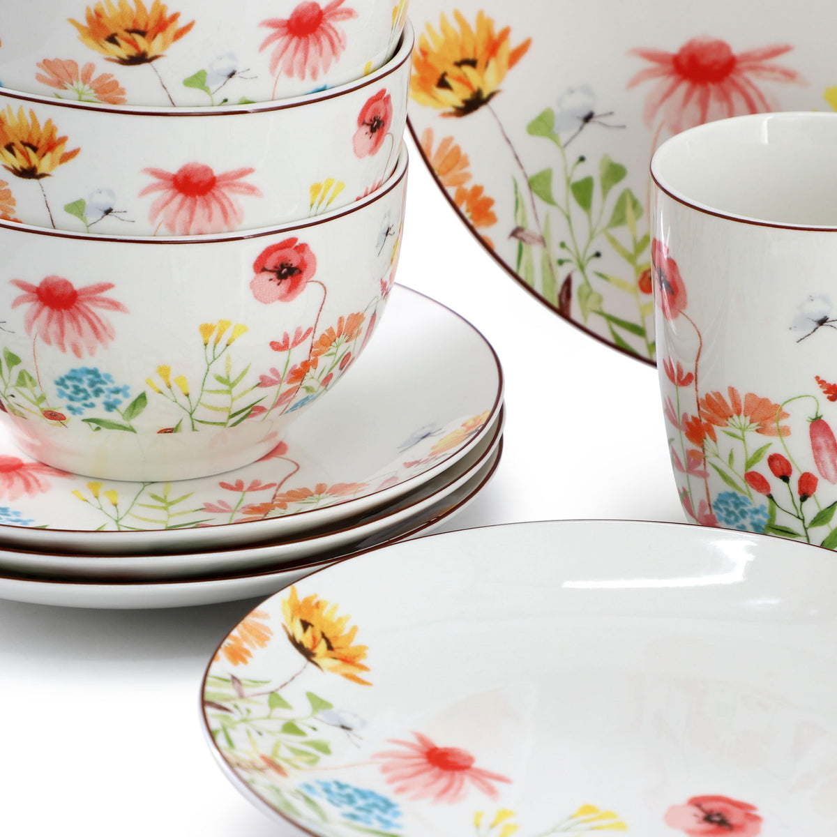 16 Piece Porcelain Dinnerware Set L469284
