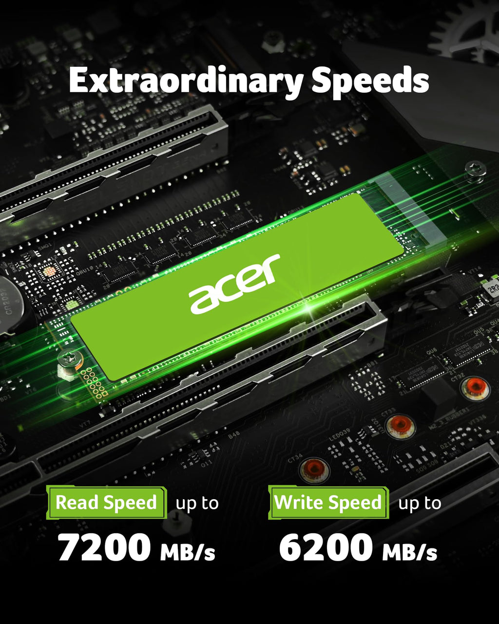 NVMe Gen4 SSD 4TB PCIe 4.0 M.2 2280 Internal Solid State Drive C4461