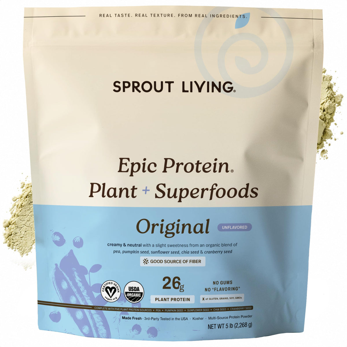 Organic Vegan Plant Based Protein Powder 5 lb M37517