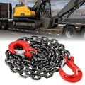 3/8 Inch 10Ft Tow Chain with Double Slip Hooks L647