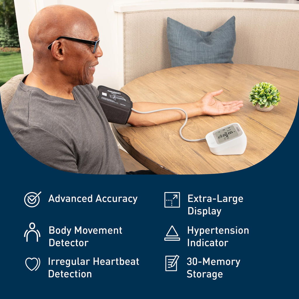 Silver Upper Arm Blood Pressure Monitor L7166