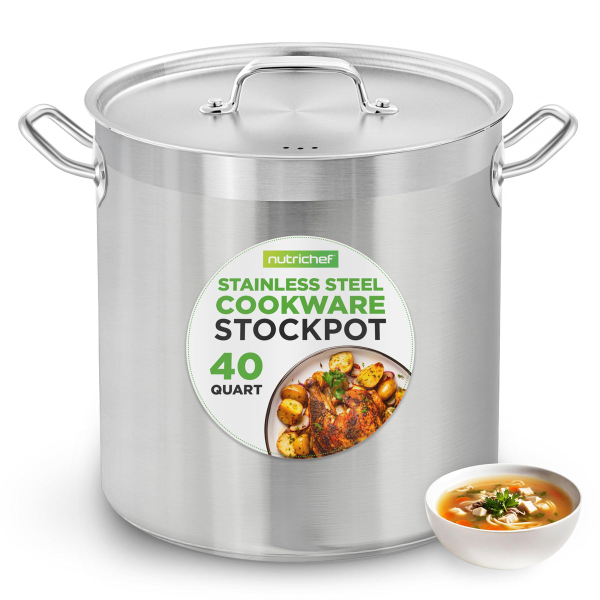 40 Quart Stainless Steel Stockpot A784795