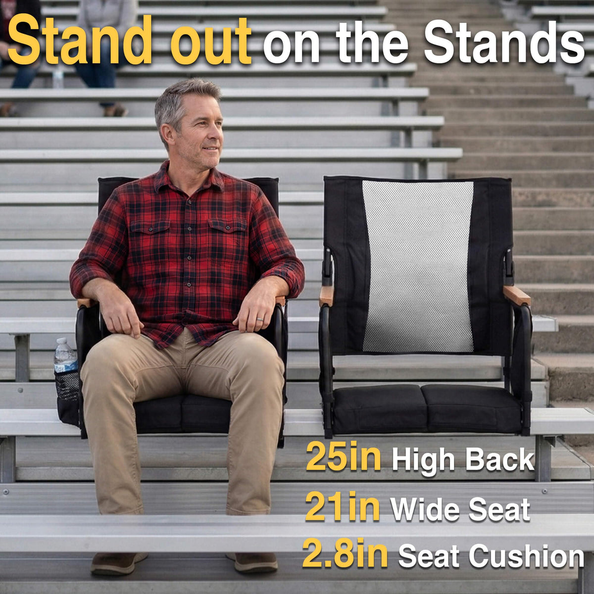 High Back Stadium Seats with Back Support N136813