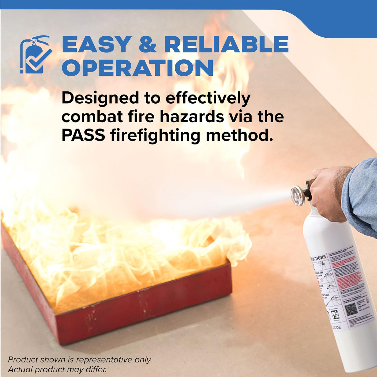 Fire Extinguisher 1-A:10-B:C 1 Pack Z50908
