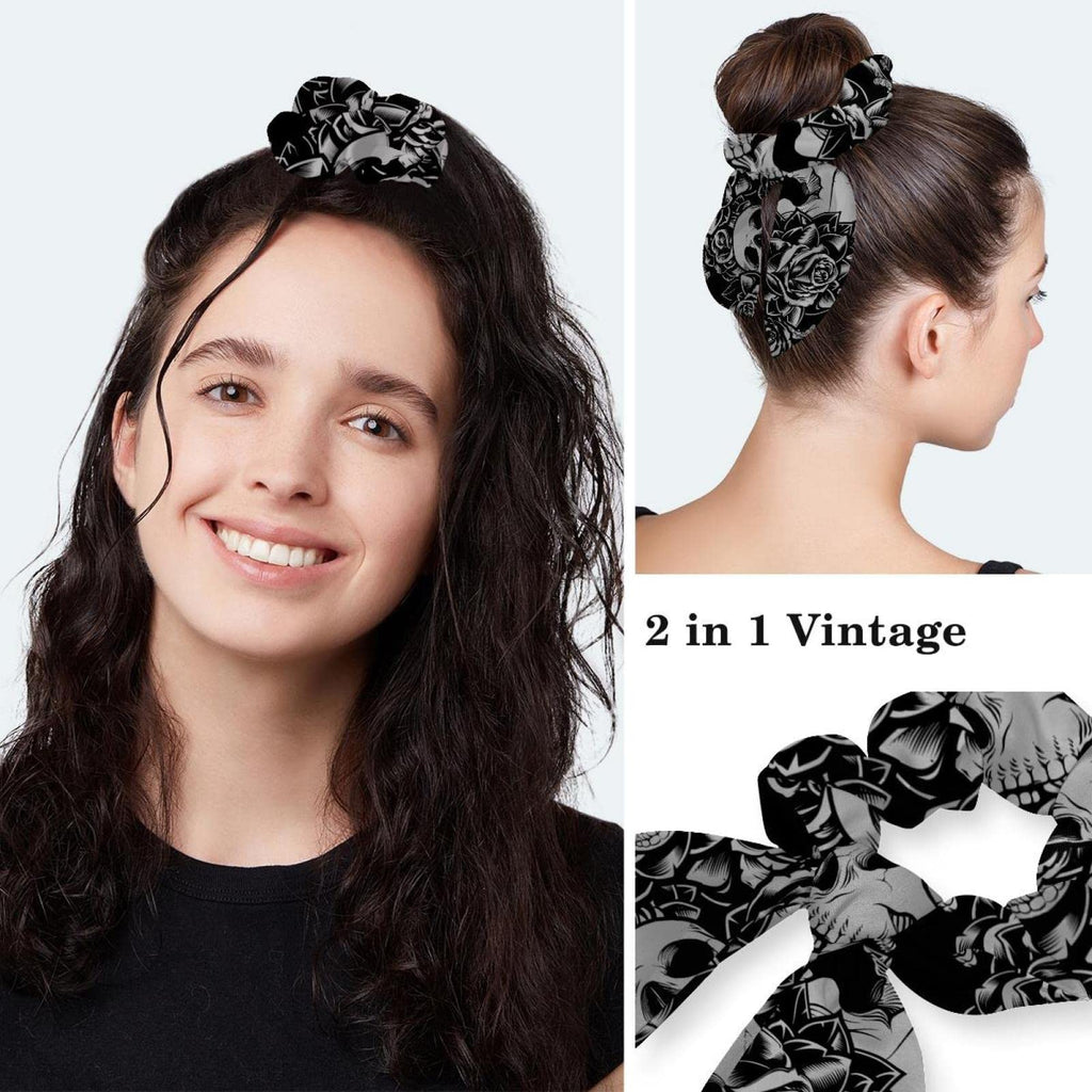 Lace-Up Hat with Scrunchies One Size K40450