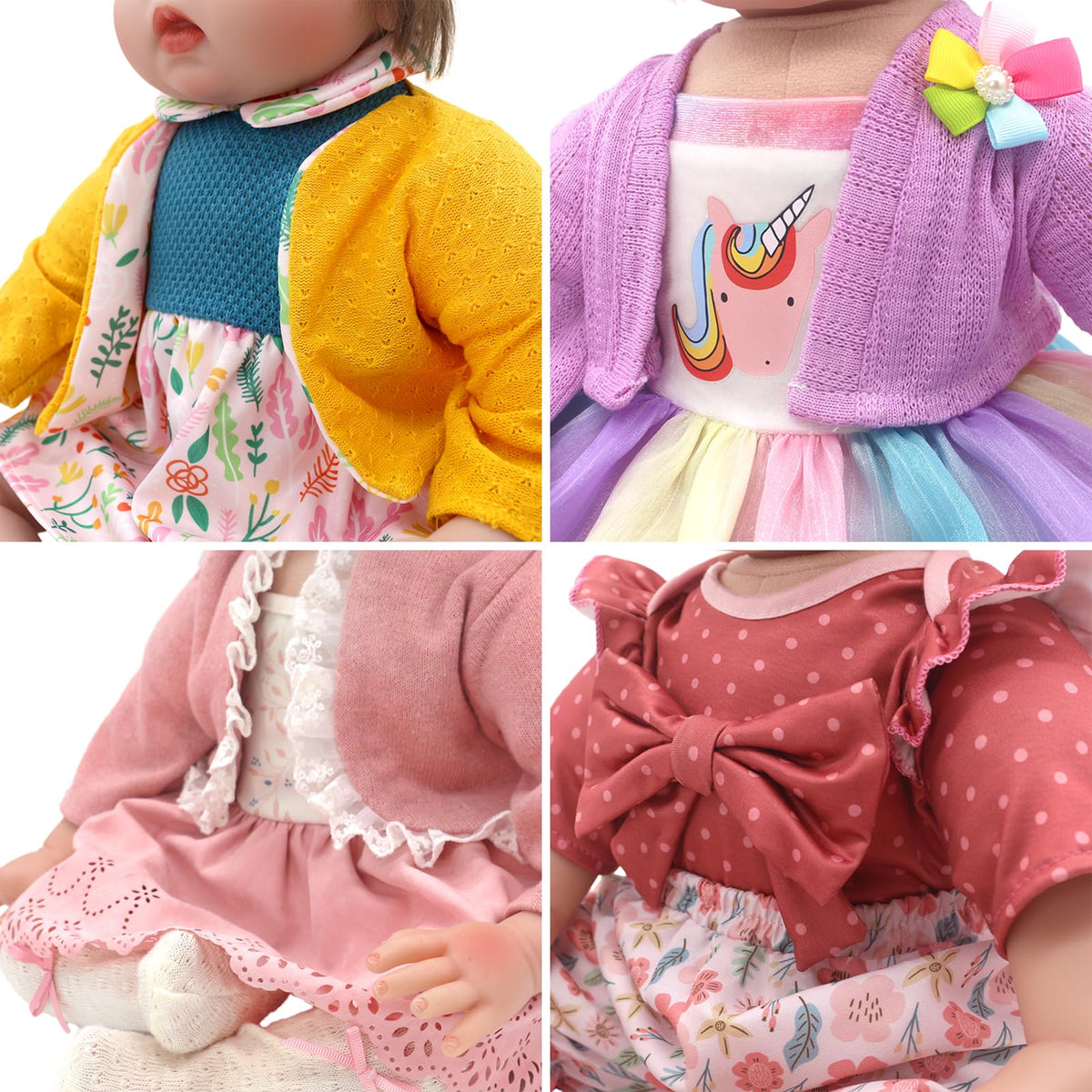 18-22 Inch Doll Clothes 4-Packs E3805