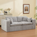 Light Grey Chenille Modular Sectional Sofa C23538
