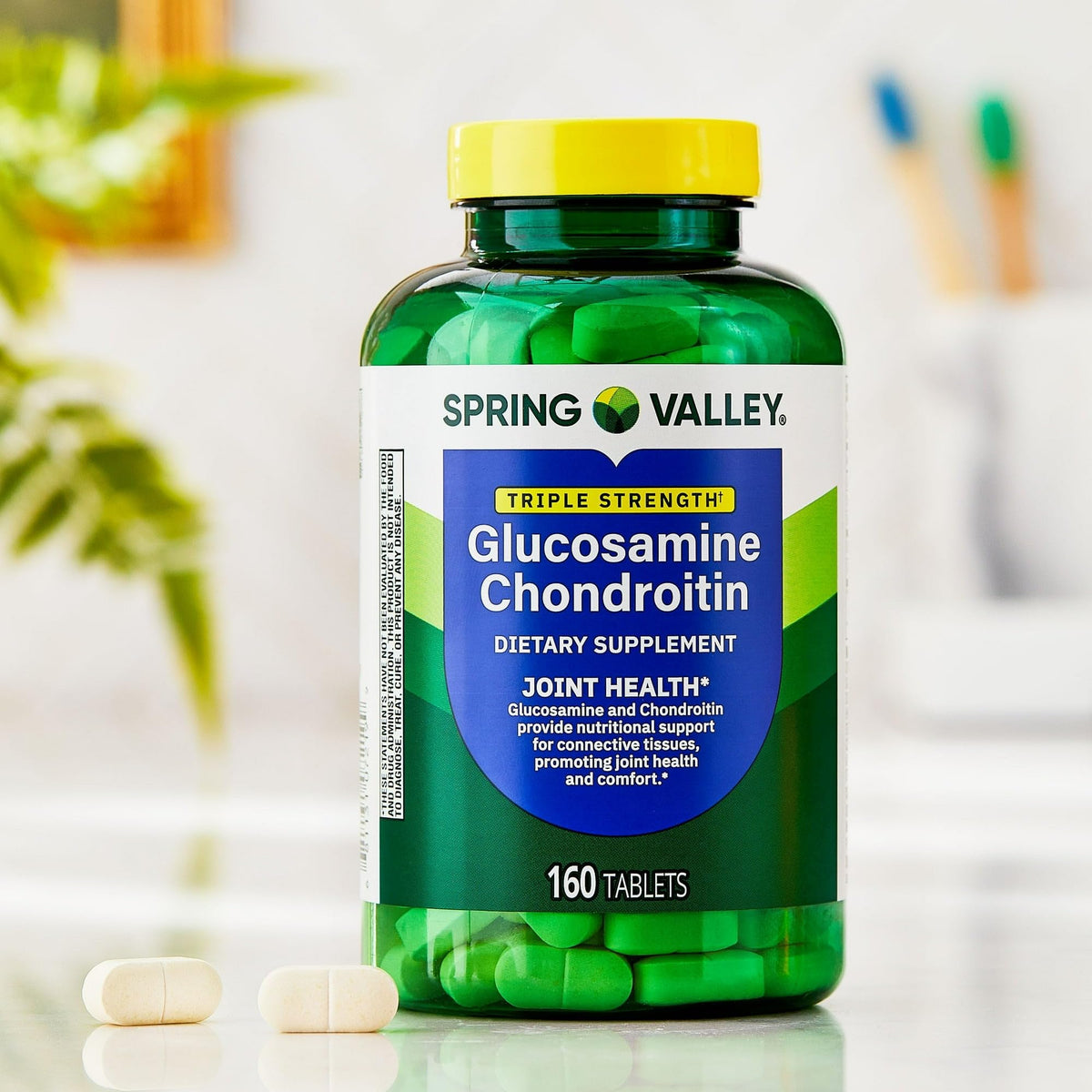 Triple Strength Glucosamine Chondroitin 340 Tablets Dietary Supplement D175