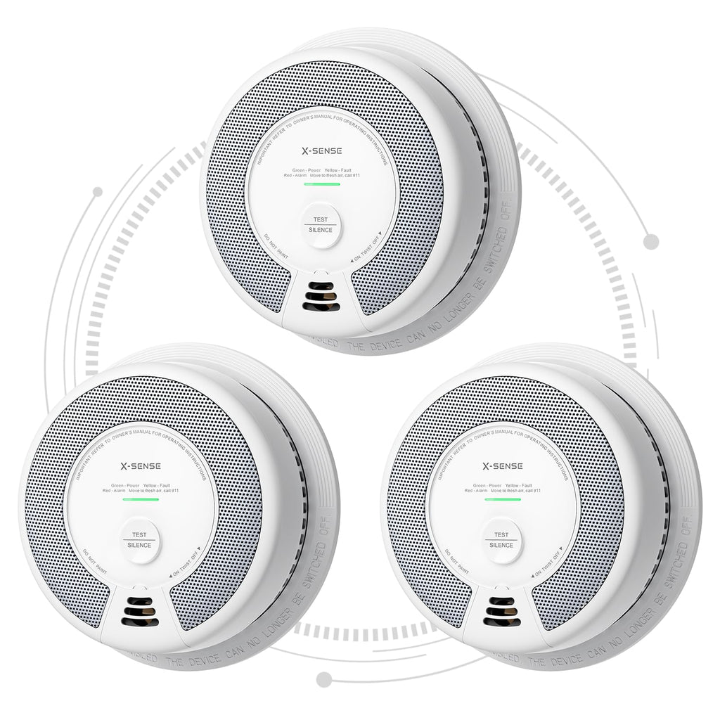 Wireless Interconnected Smoke and Carbon Monoxide Alarm 1-Pack and 3-Pack N2720