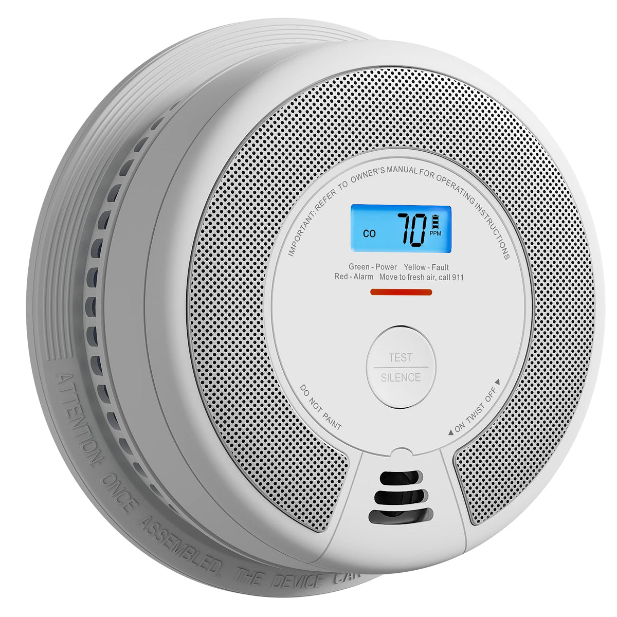 Wireless Interconnected Smoke and Carbon Monoxide Alarm 1-Pack and 3-Pack N2720