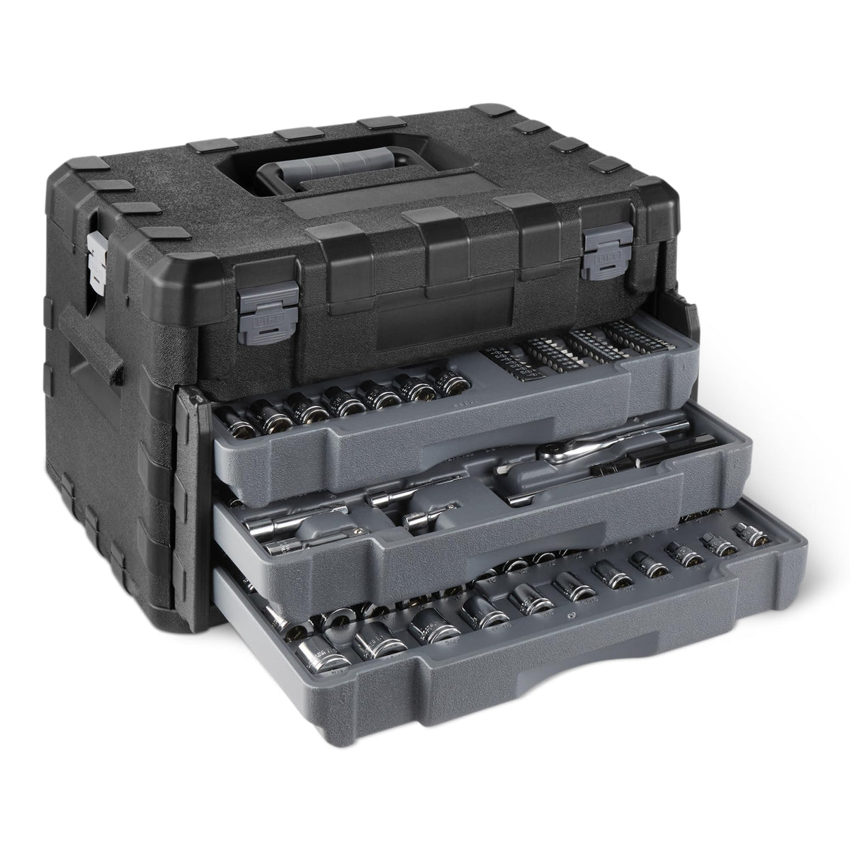 287-Piece Mechanic Socket Set with 3-Drawer Case L954712