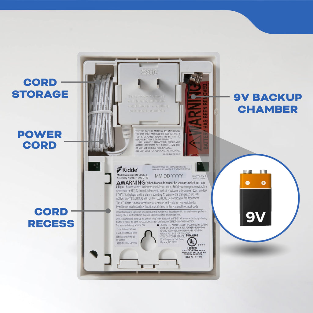 Carbon Monoxide & Explosive Gas Alarm with Digital Display C6721