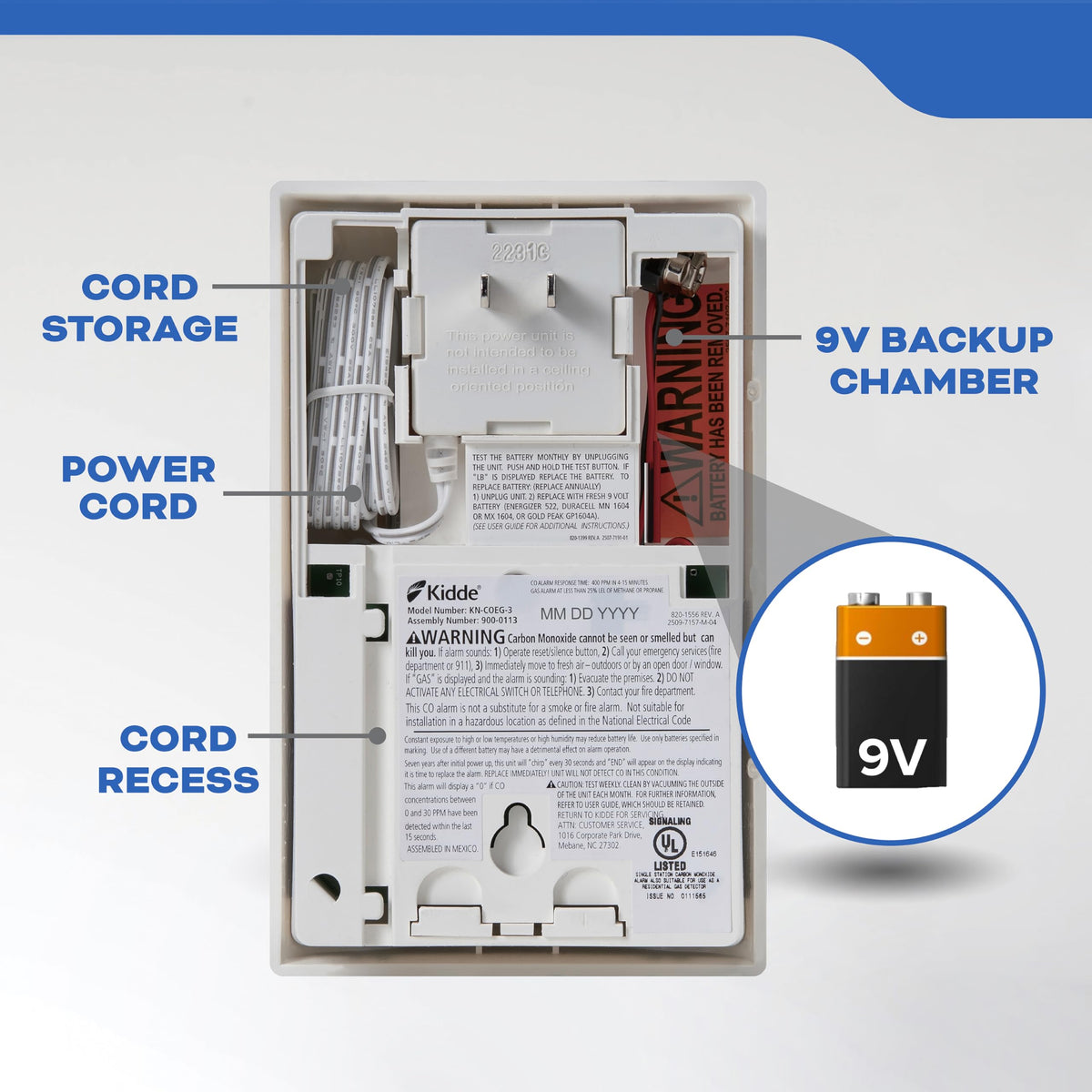 Carbon Monoxide & Explosive Gas Alarm with Digital Display C6721