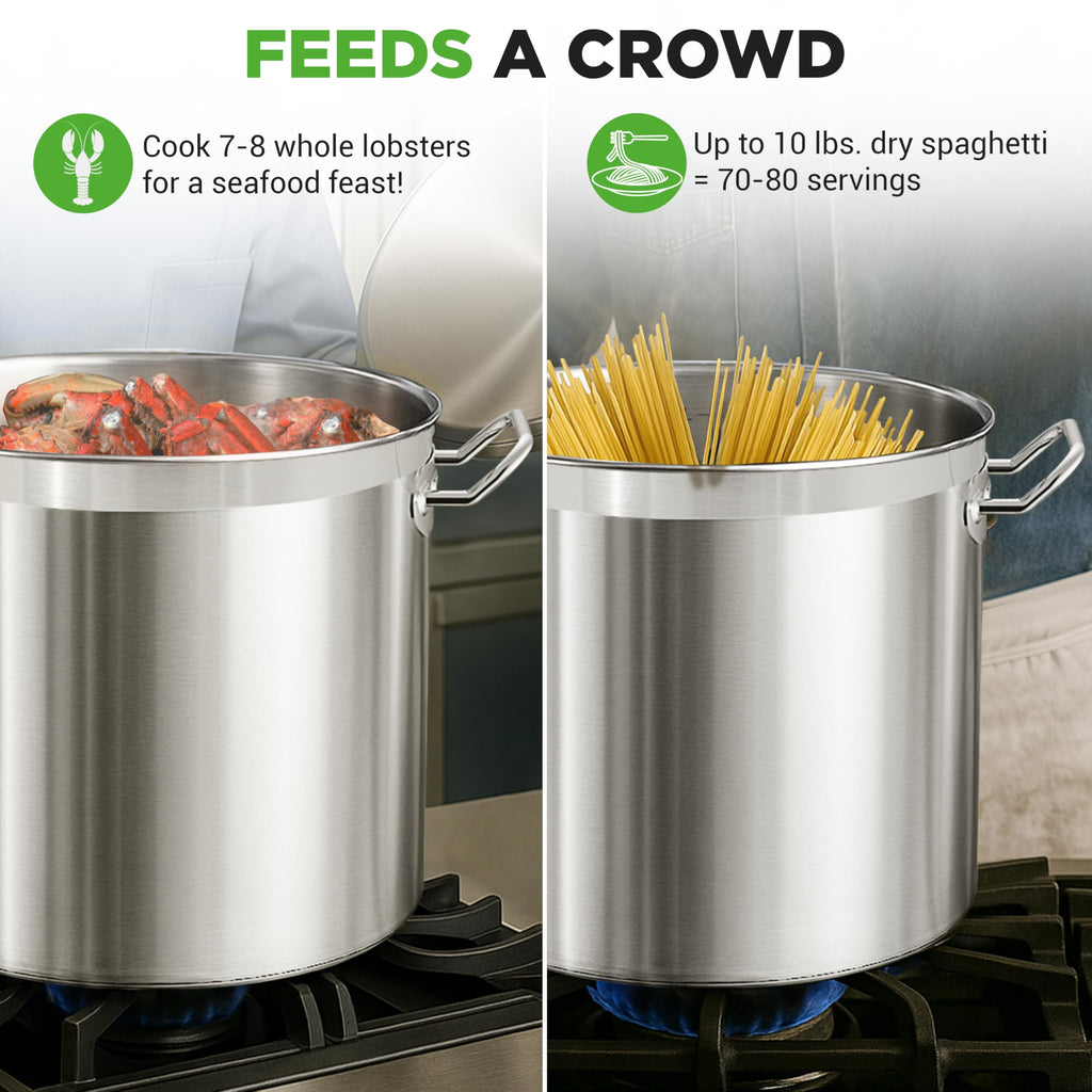 40 Quart Stainless Steel Stockpot A784795