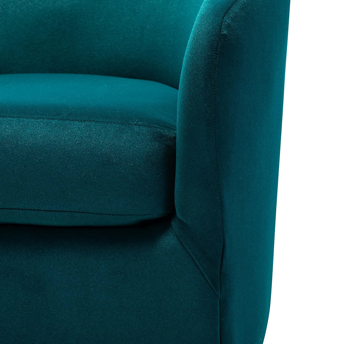 Set of 2 Velvet Swivel Barrel Chair O95781