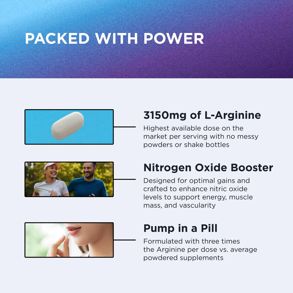 L-Arginine 3000, 90 Tablets H62437