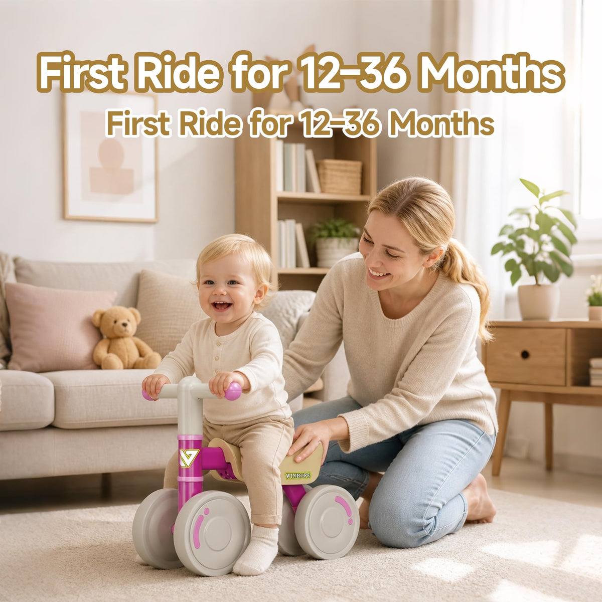 Baby Balance Bike 4-Wheel C422