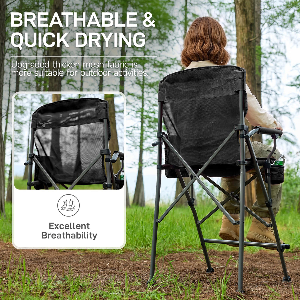 Tall Foldable Camping Chair F584